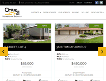 Tablet Screenshot of century21hometown.com